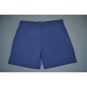 Fish Hippie Drift Shorts Men's 38 Blue Stretch Nylon Performance Chino 8" Inseam
